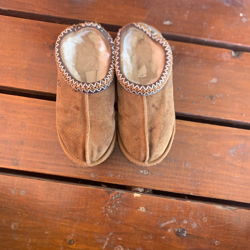 UGG Tan Slippers with Cream Lining